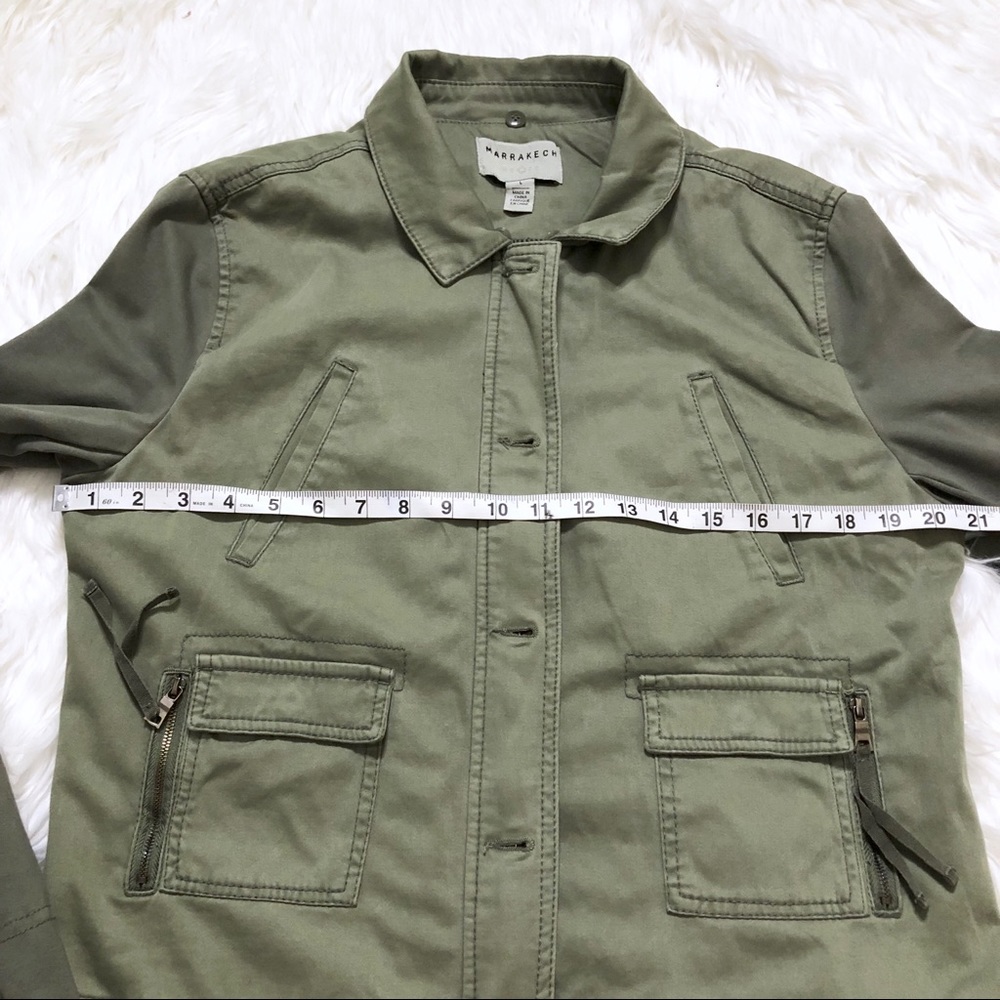 😍 Anthro Marrakech army Green Jacket! - Picture 6 of 8